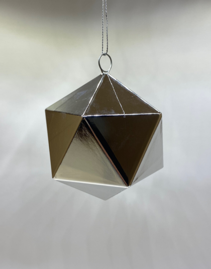 Kula Diamant 10cm Silver blank 12st/förp