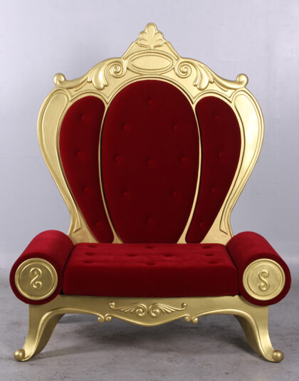 Tomtetron "Rococo" Röd/Guld